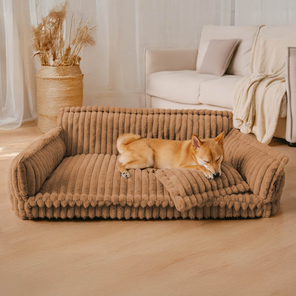 Grand coussin orthopédique lavable et doux pour chien Canapé pour chien-Snoozy Dream