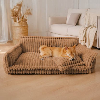 Grand coussin orthopédique lavable et doux pour chien Canapé pour chien-Snoozy Dream