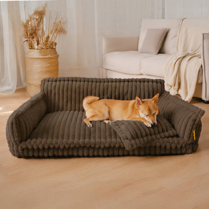 Grand coussin orthopédique lavable et doux pour chien Canapé pour chien-Snoozy Dream