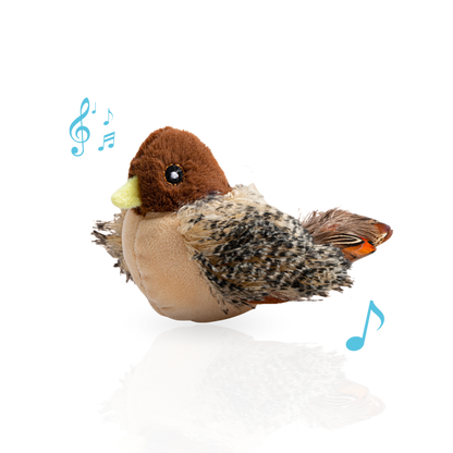 Jouet interactif pour chat en mouvement & jouet qui pépie, rechargeable par USB